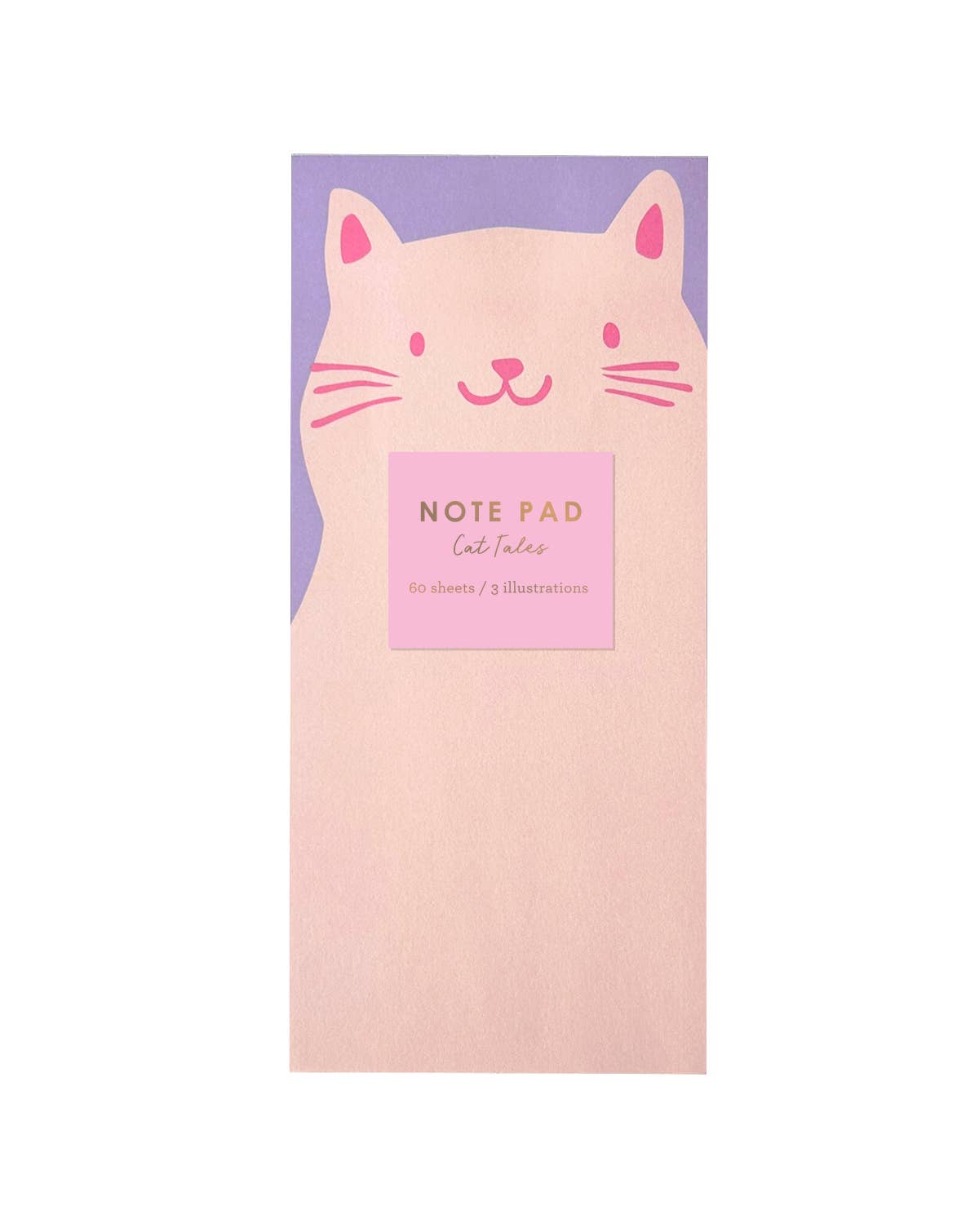 Pad De Notes Autocollant- Chat