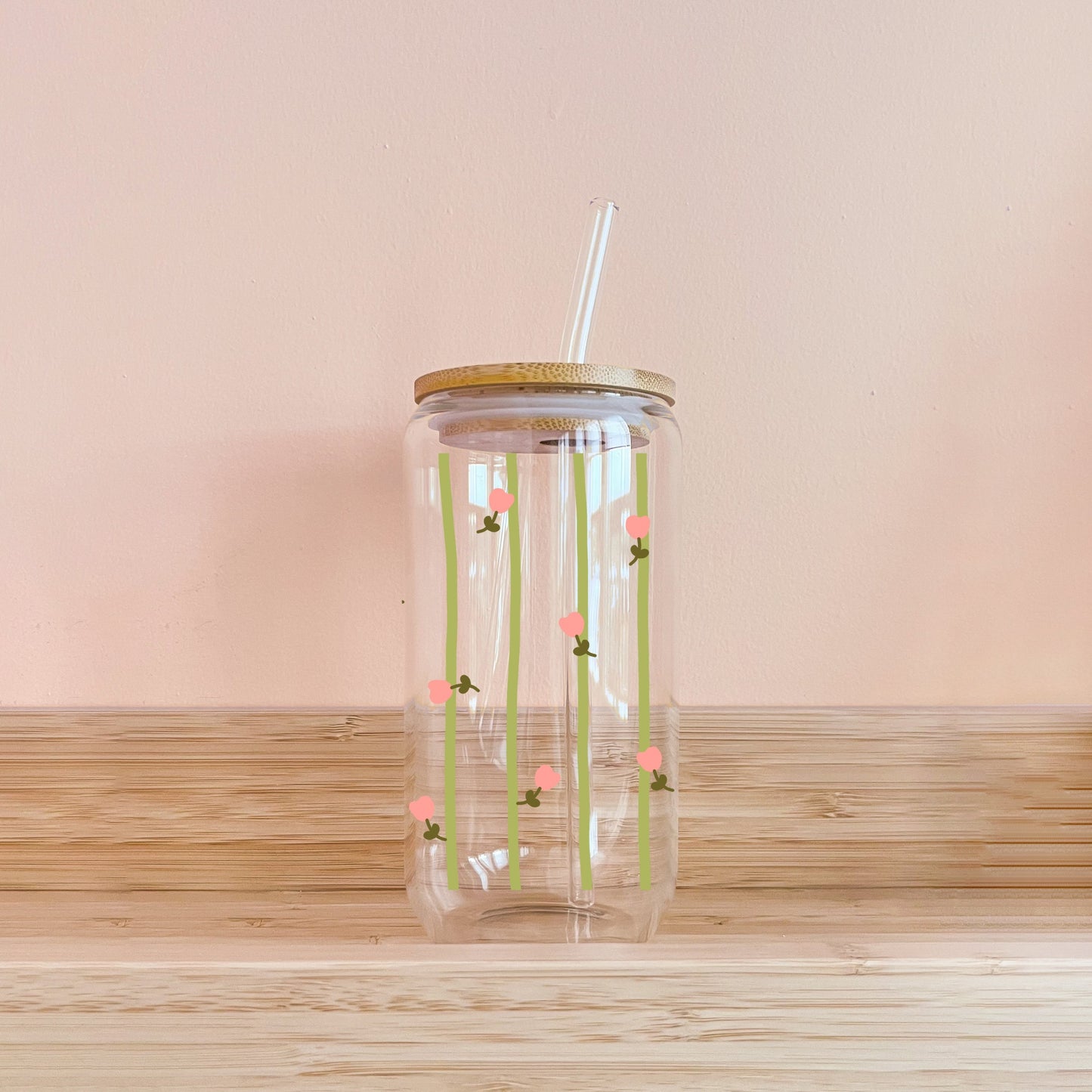 Verre À Paille - Jardin De Tulipes