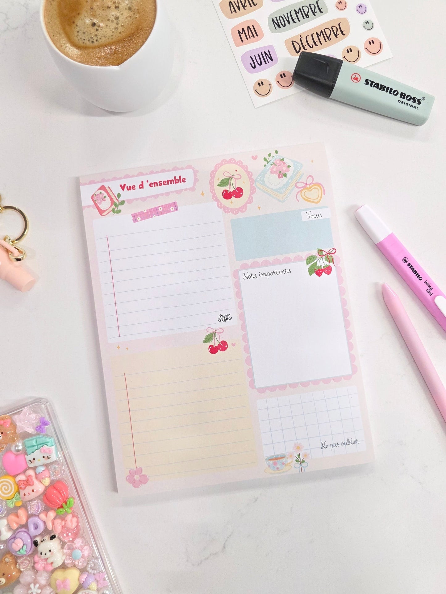 Bloc-Notes - Cerises Sucrées