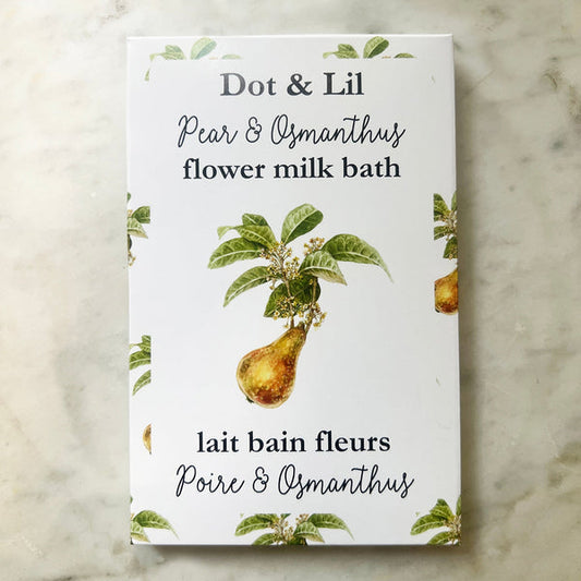 Sachet Lait Bain - Poire & Osmanthus