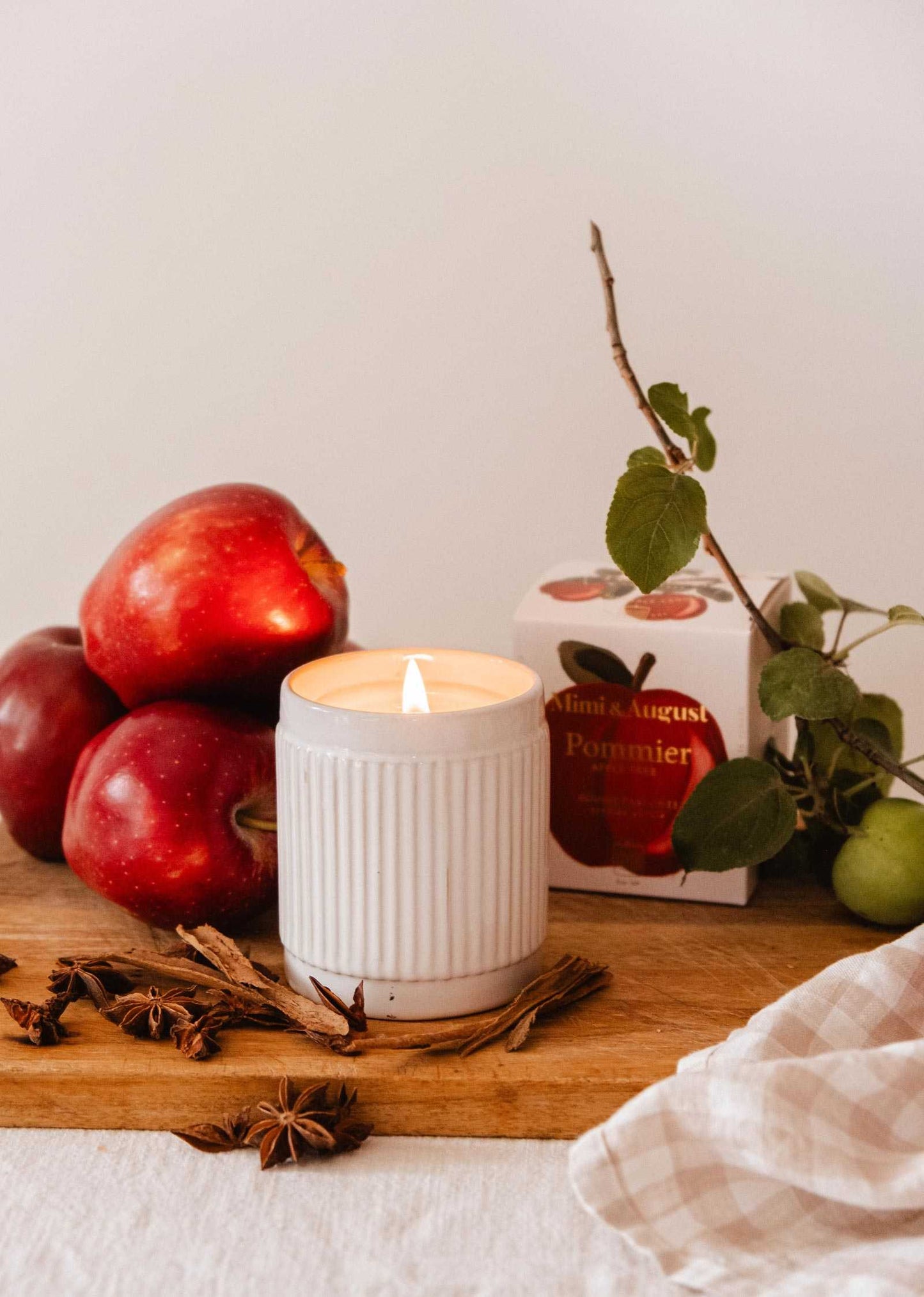 Bougie De Soya - Pommier