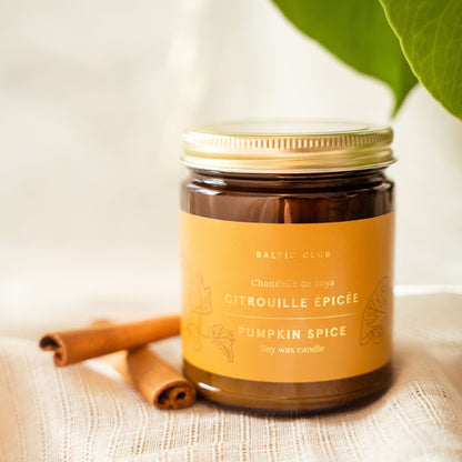 Bougie De Soya - Citrouille Épicée