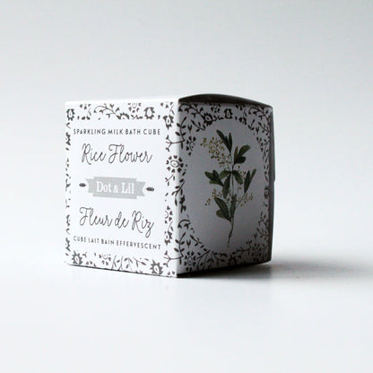 Cube Lait Bain - Fleur De Riz