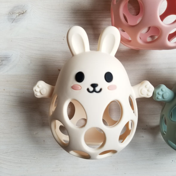 Balle Sensorielle - Lapin Blanc