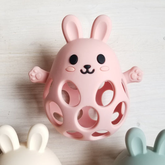 Balle Sensorielle - Lapin Rose