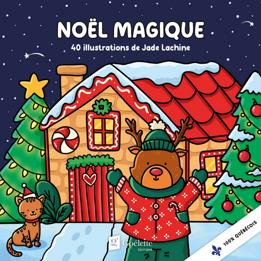 Cahier À Colorier - Noël Magique