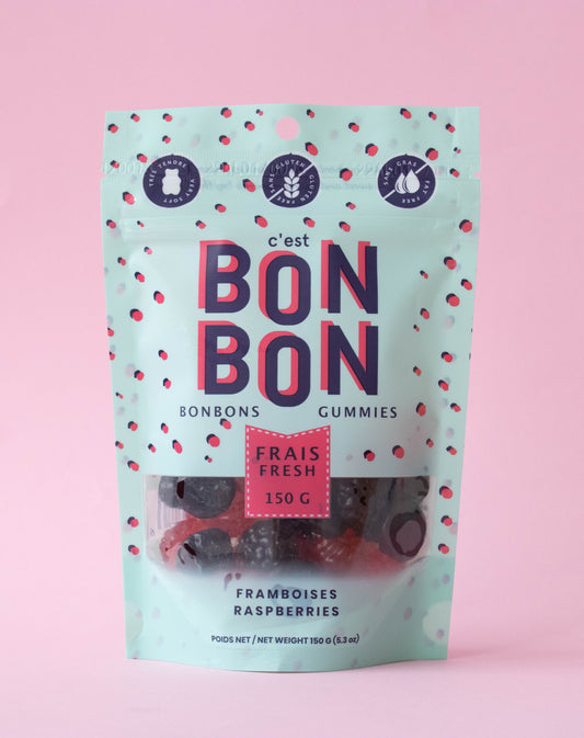 Bonbons - Framboises - 150g