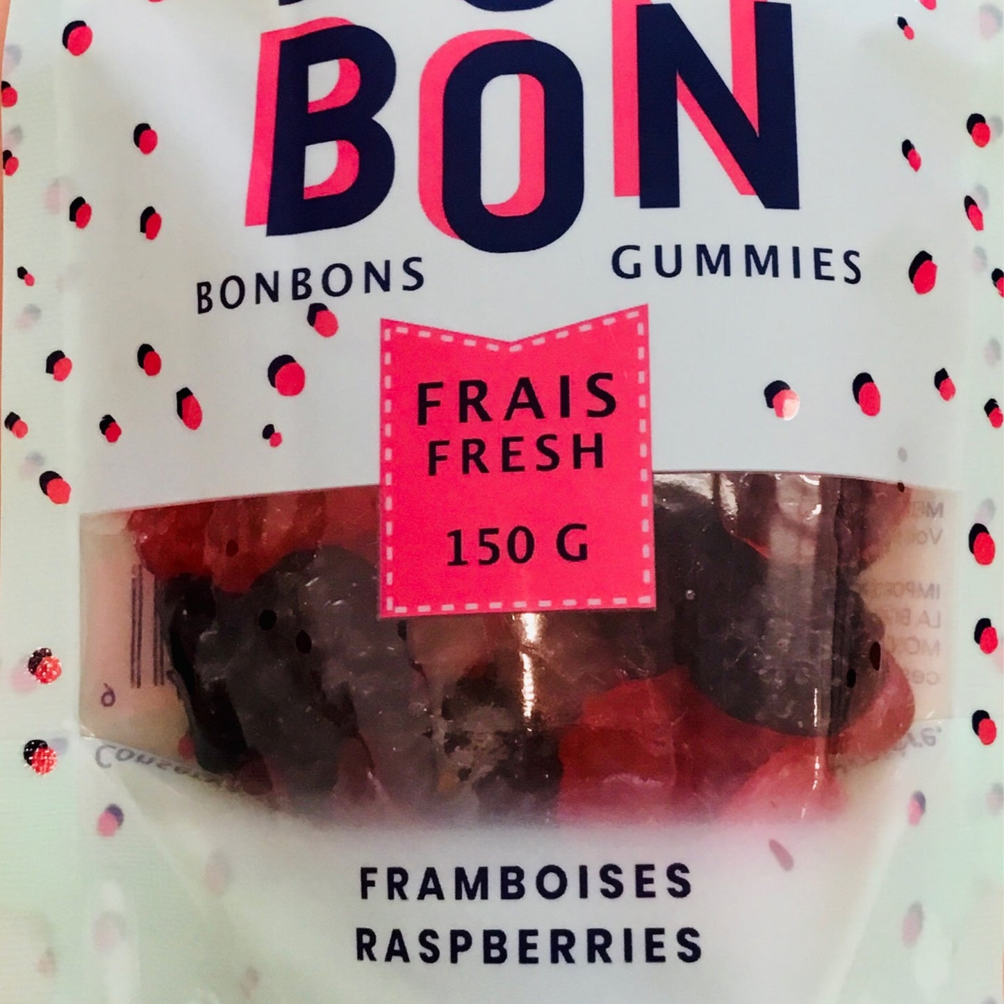 Bonbons - Framboises - 150g