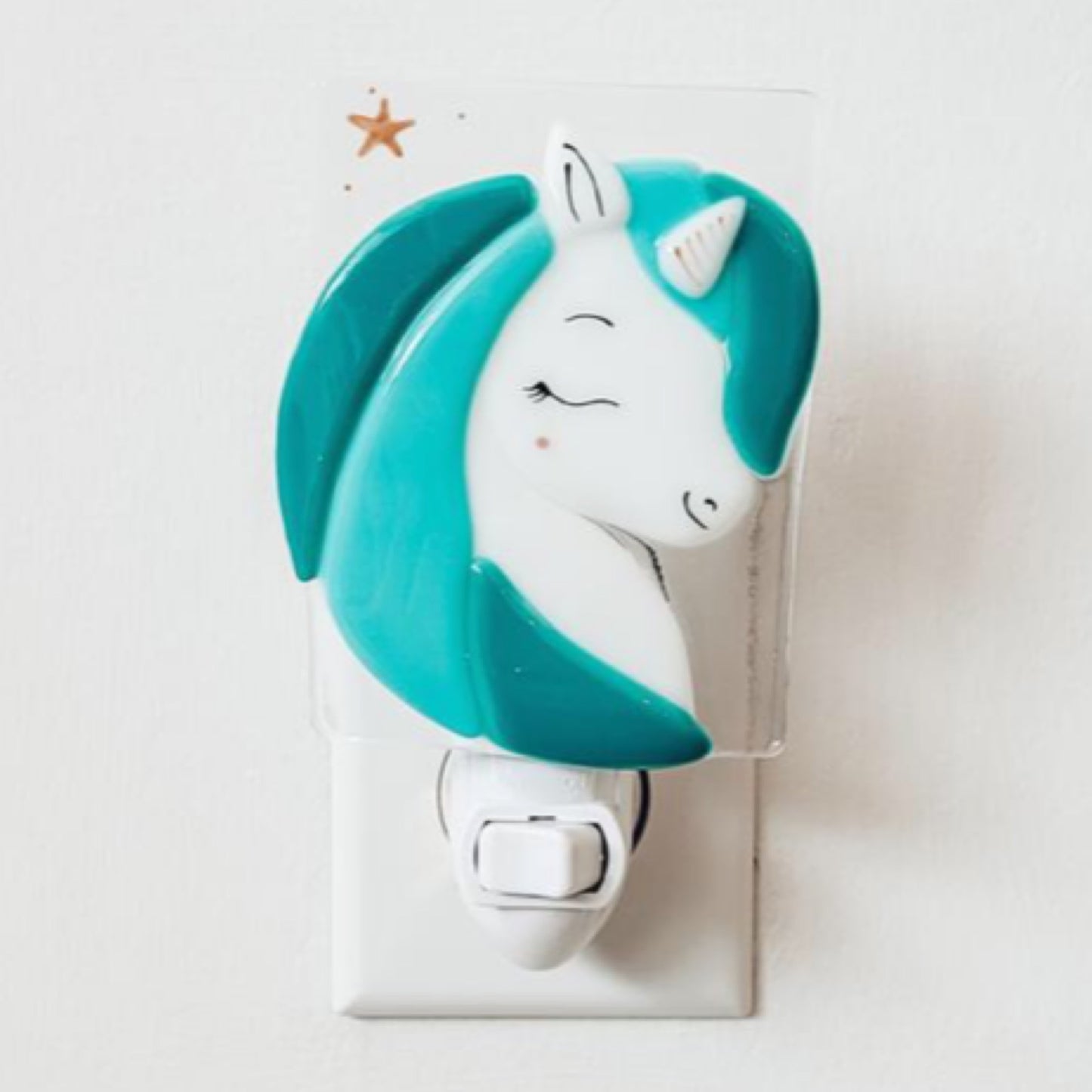 Veilleuse - Licorne - Turquoise