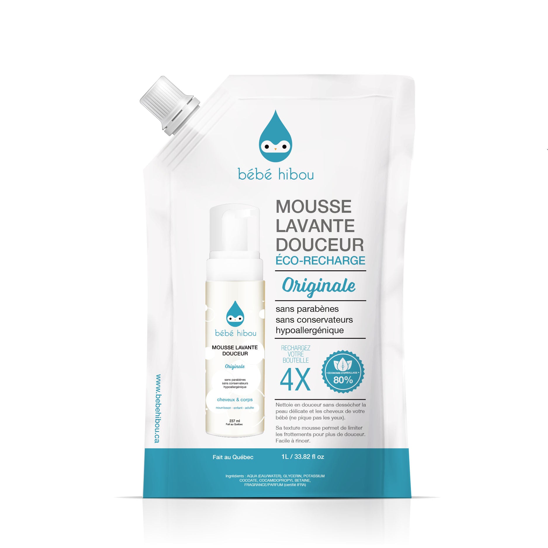 Mousse Lavante Douceur 1000ml