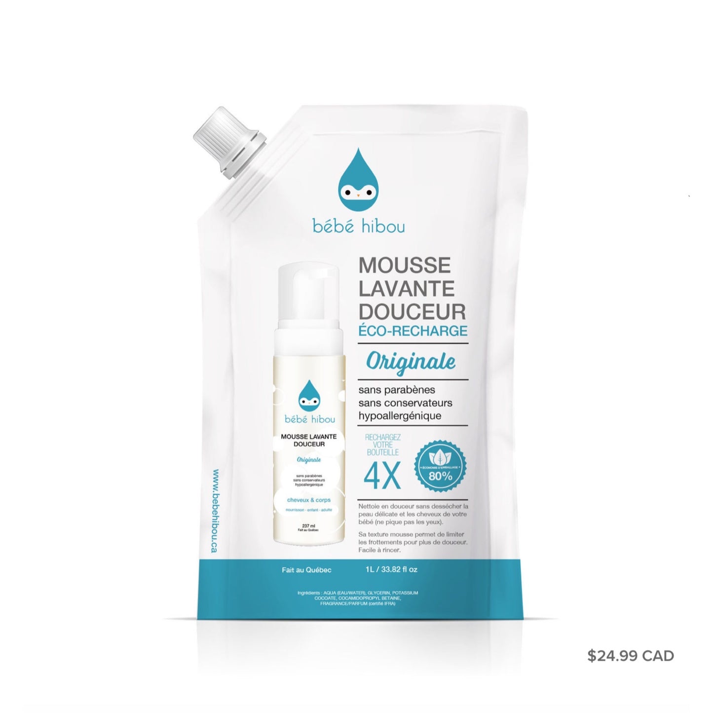 Mousse Lavante Douceur 1000ml