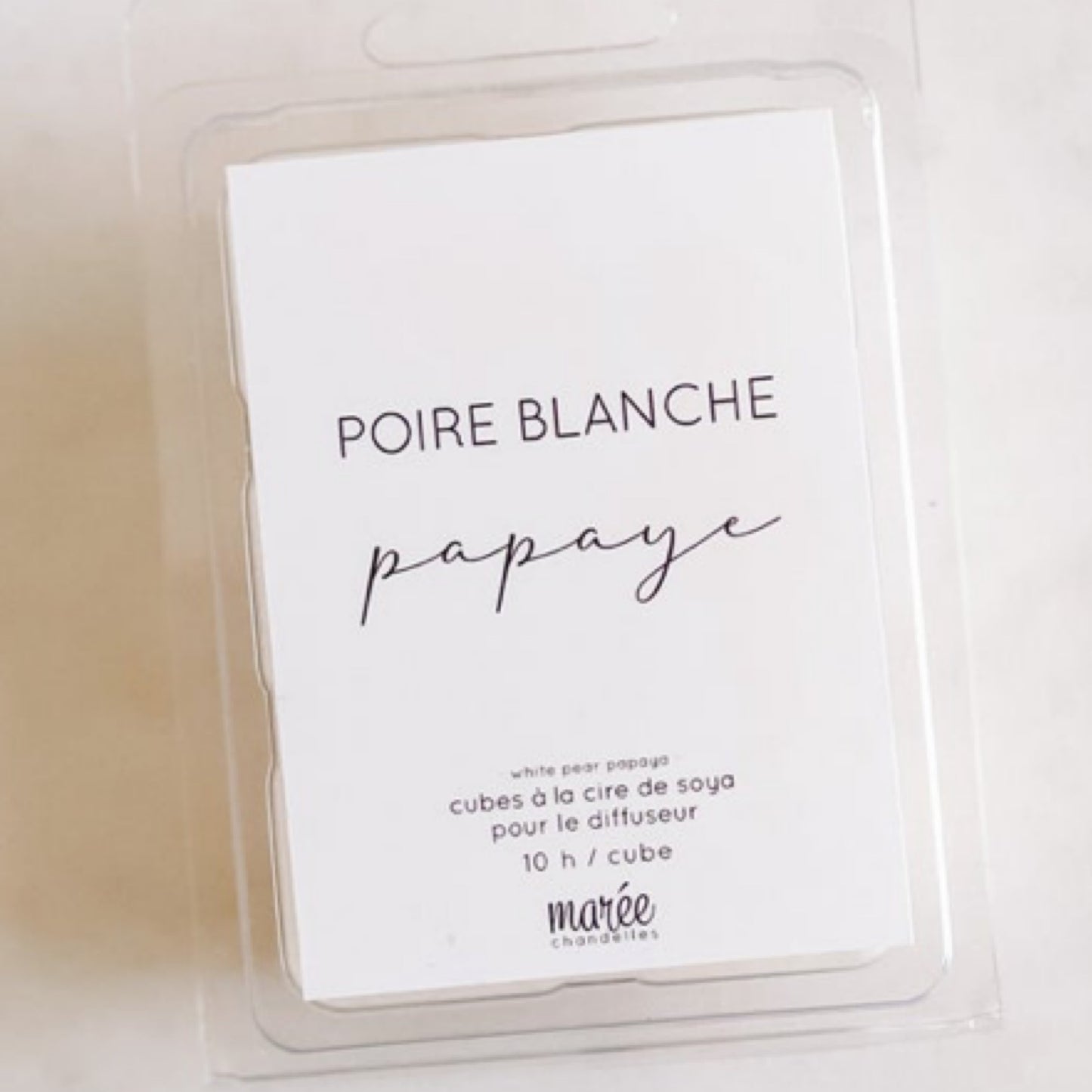 Pastille De Cire - Poire Blanche Papaye