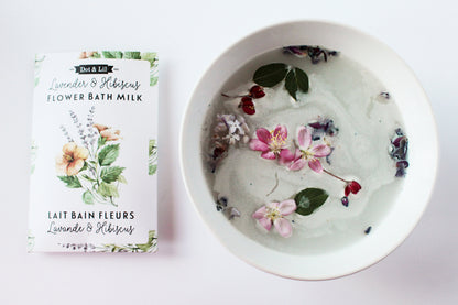 Sachet Lait Bain - Lavande & Hibiscus