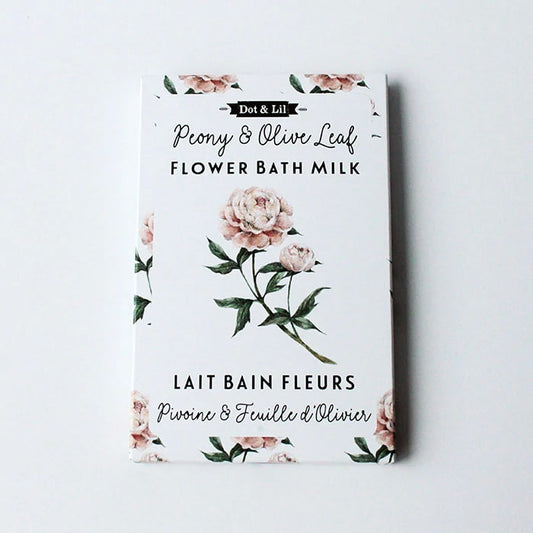 Sachet Lait Bain - Pivoine & Feuille D’olivier