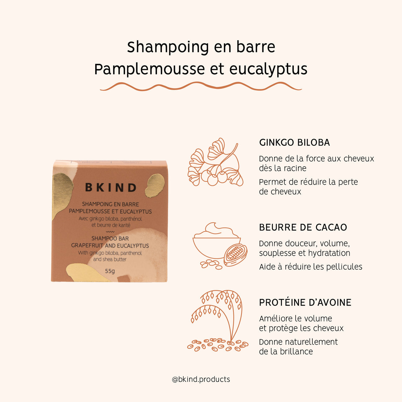 Shampoing En Barre - Pamplemousse & Eucalyptus