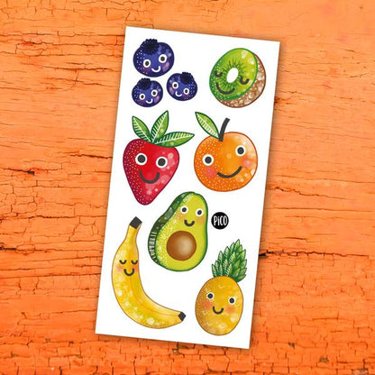 Tatouages Temporaires - Les Fruits