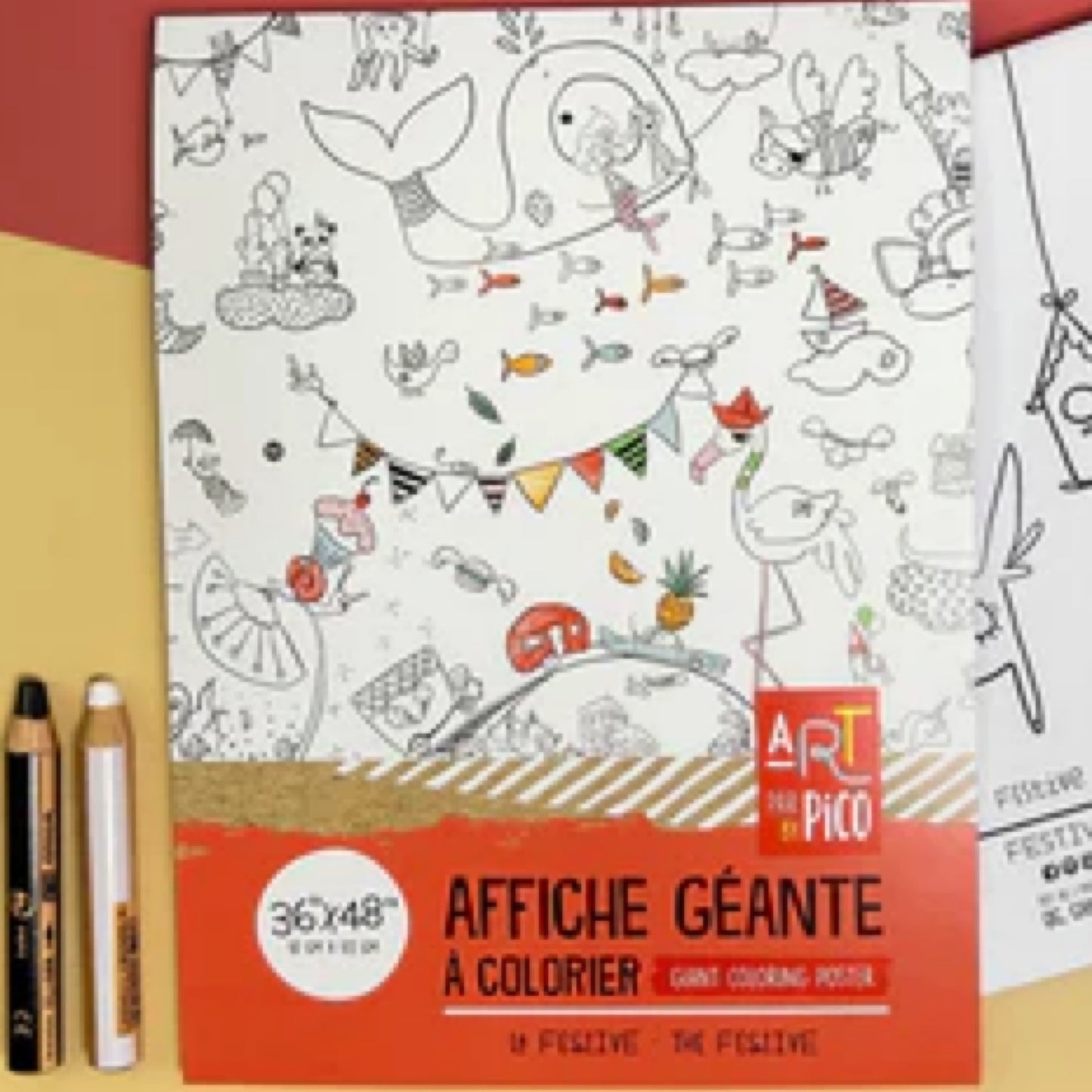 Coloriage Géant - La Festive