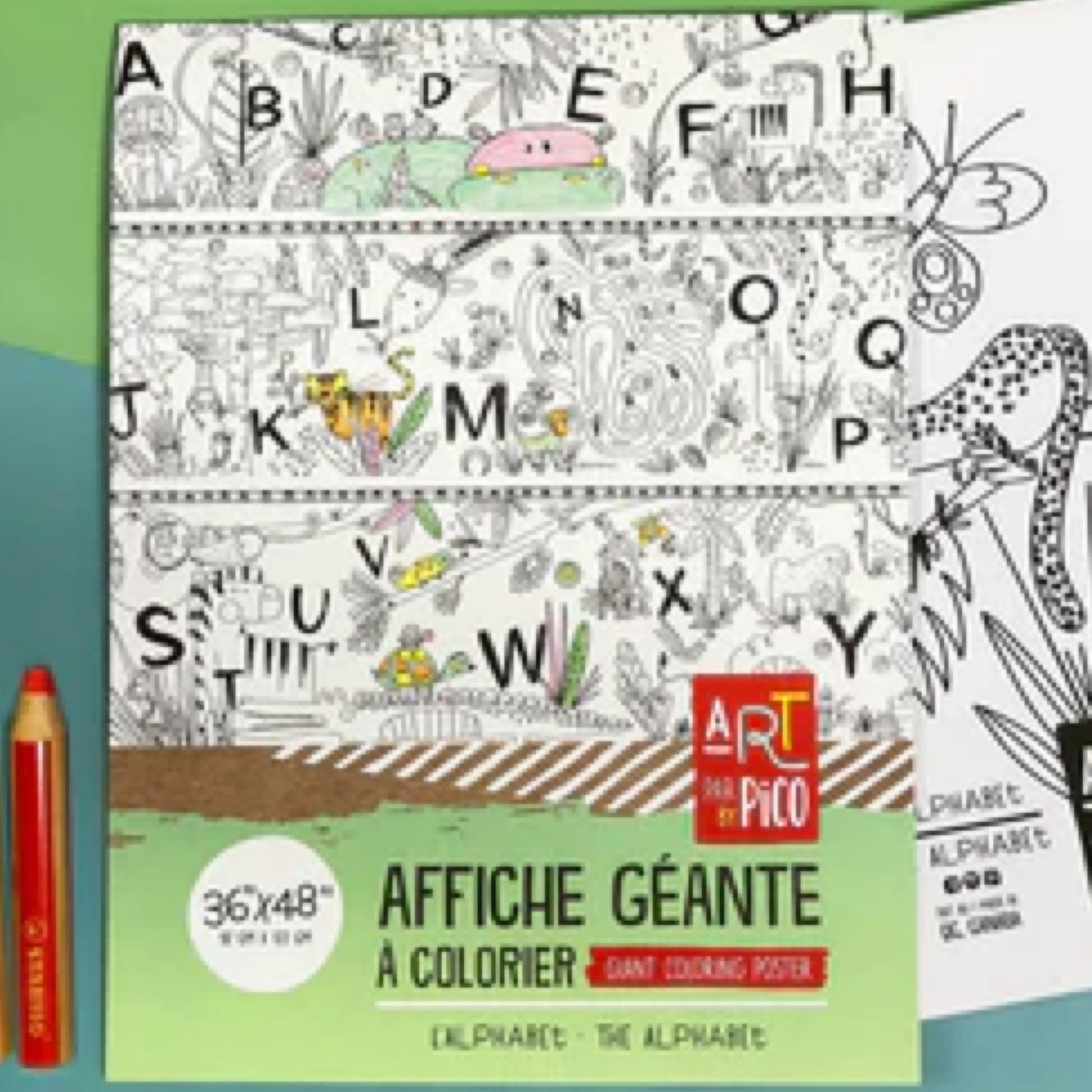 Coloriage Géant - L’alphabet