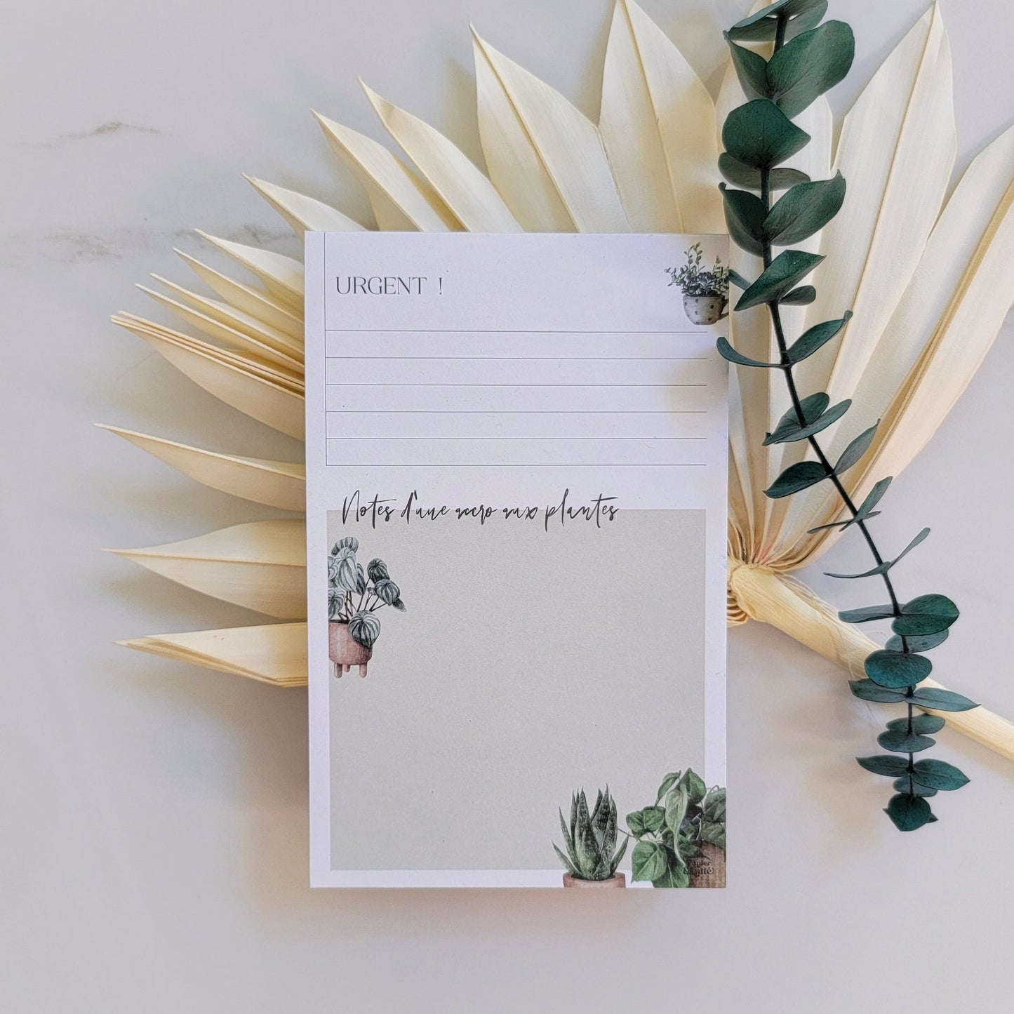 Pad De Notes - Petit - Accro Aux Plantes