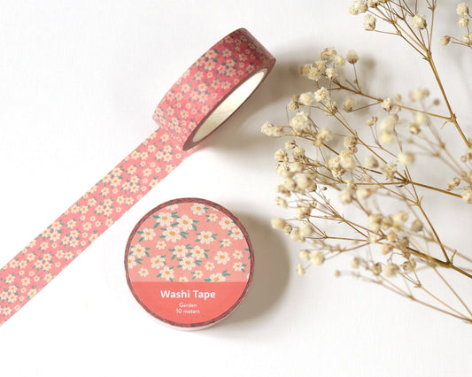 Washi Tape - Fleuri Rose