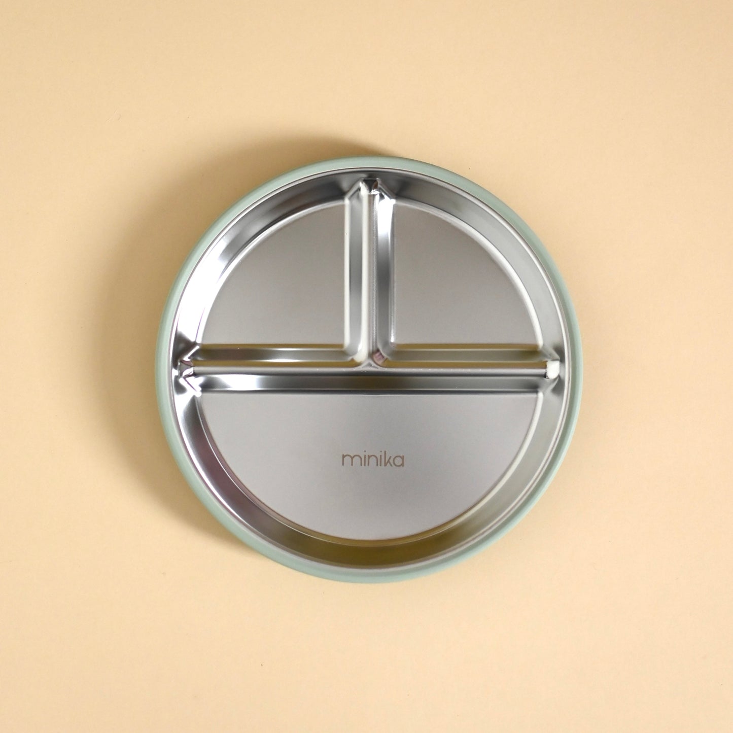 Assiette En Acier Inoxydable - Couleurs Variées