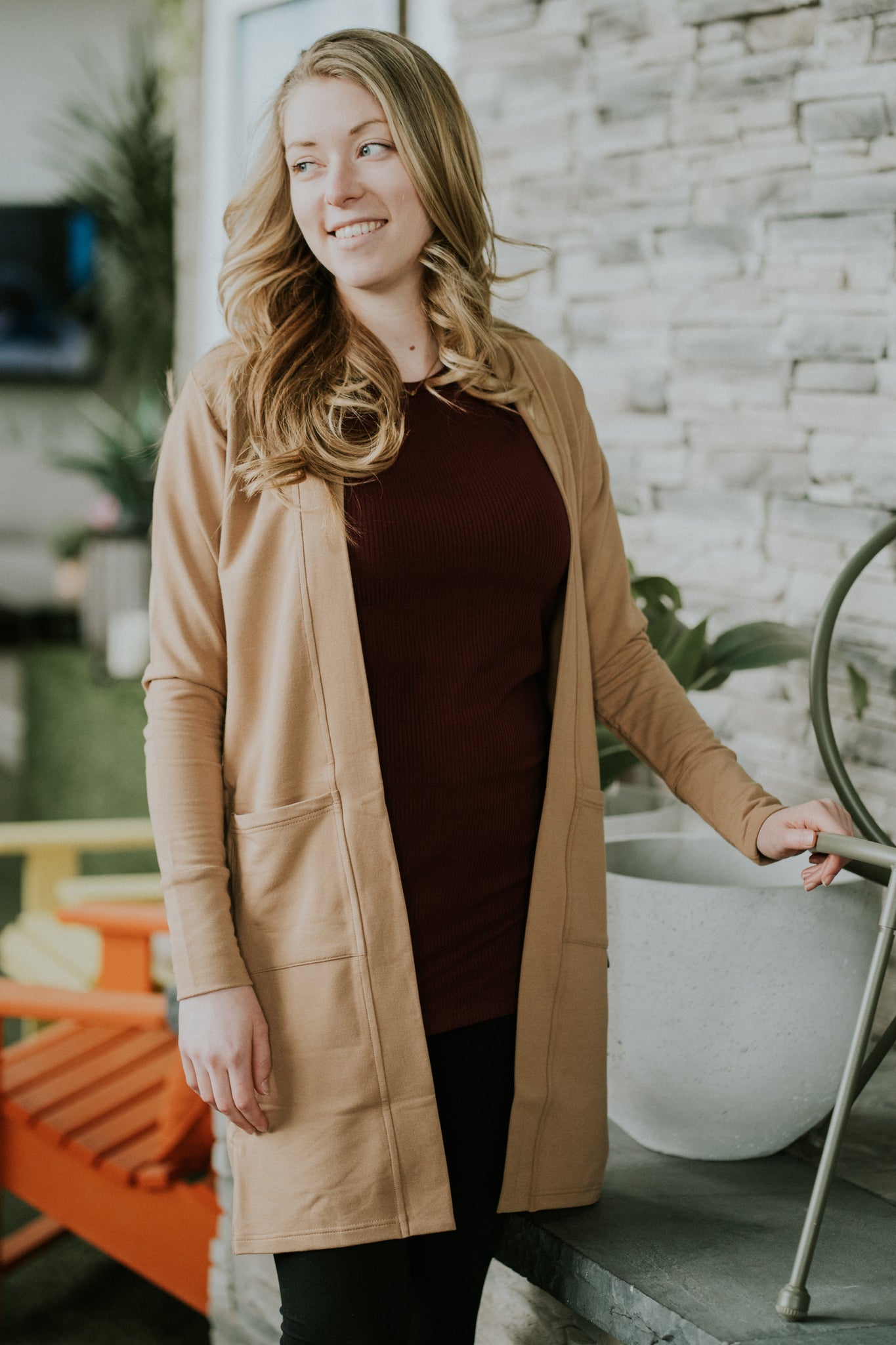 Veste Longue - Noisette