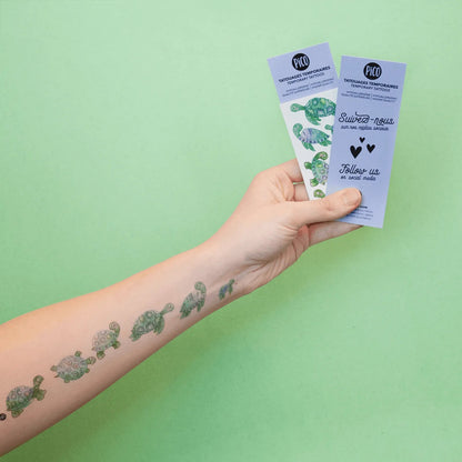 Tatouages Temporaires - Les Jolies Tortues