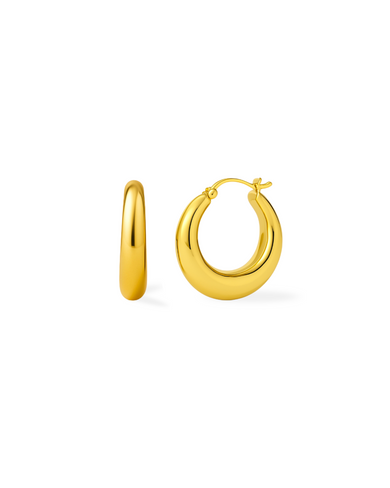 Boucles D’oreilles - Anneaux Iconiques - Or